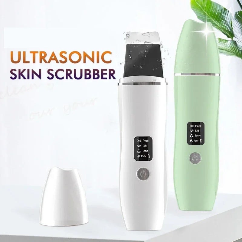 HailiCare Ultrasonic Skin Scrubber Electric Facial Cleansing Pore Deep Cleanser Acne Blackhead Remover Peeling Shovel Lifting Skin Care - Image 2