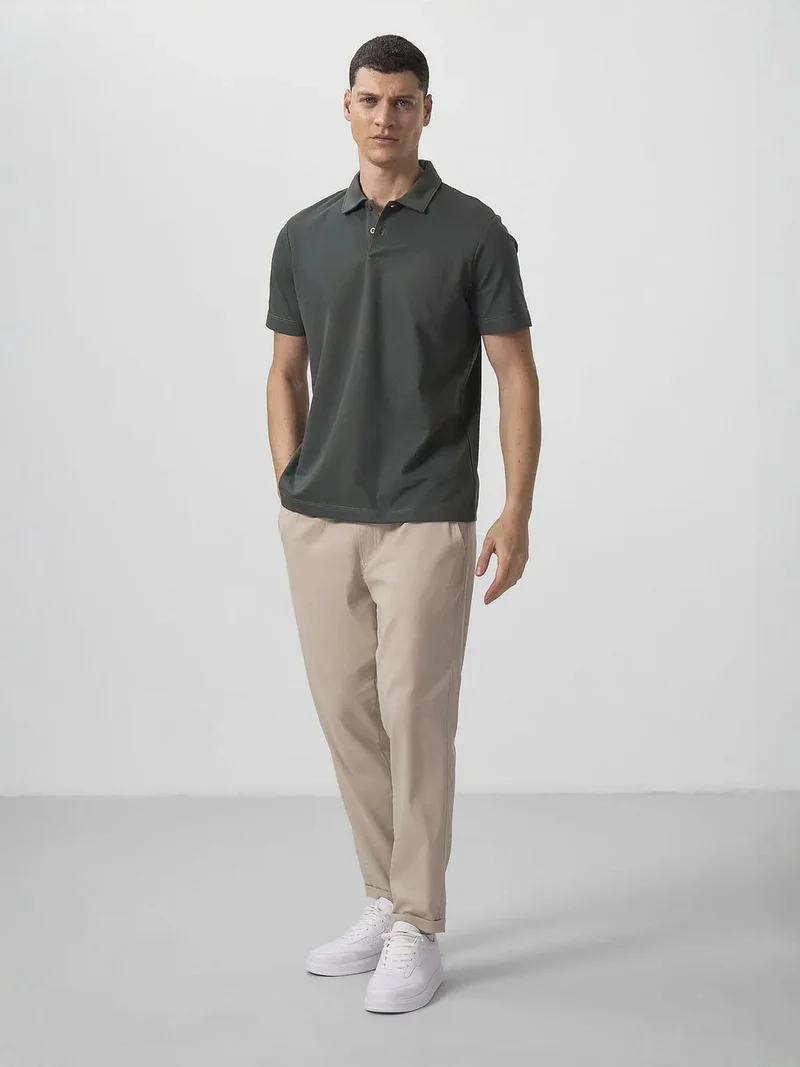 تومي لايف TOMMY Men's Cotton Elastane Polo T-Shirt