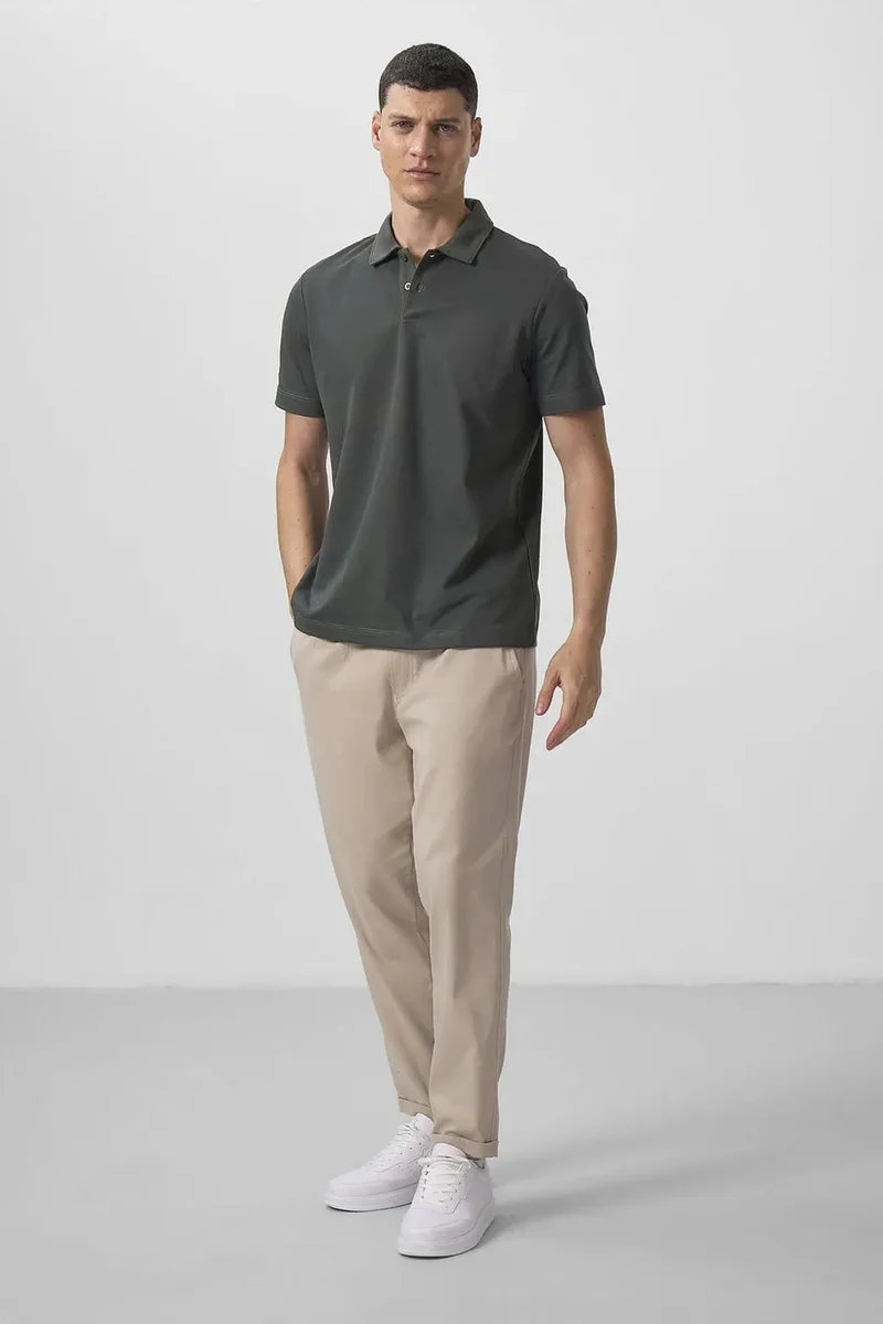 تومي لايف TOMMY Men's Cotton Elastane Polo T-Shirt