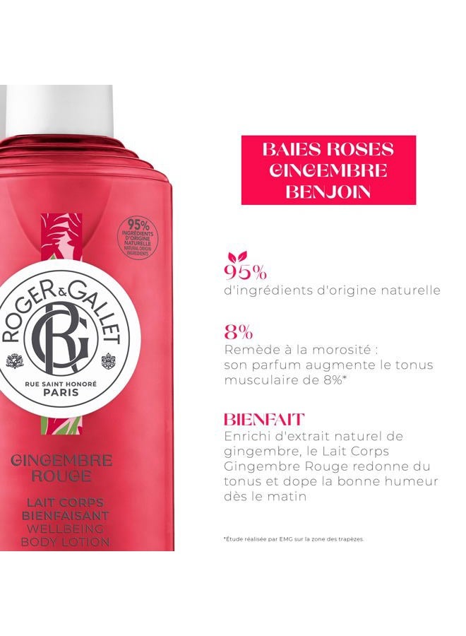 ROGER & GALLET Body Lotion for Women |Gingembre Rouge - Red Ginger 8.4 oz Bottle - Image 3