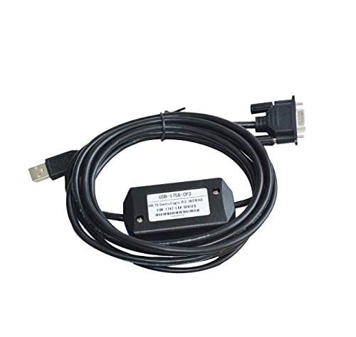 Washinglee USB Programming Cable for Allen Bradley PLC ControlLogix Series, for USB-1756-CP3 Replacement, 6 FT, Black - Image 2