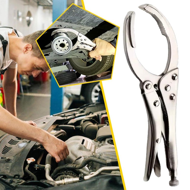 Oil filter wrench, pliers for removing and installing filter elements, filter removal and installation tools, pliers-type oil change tools - Image 4