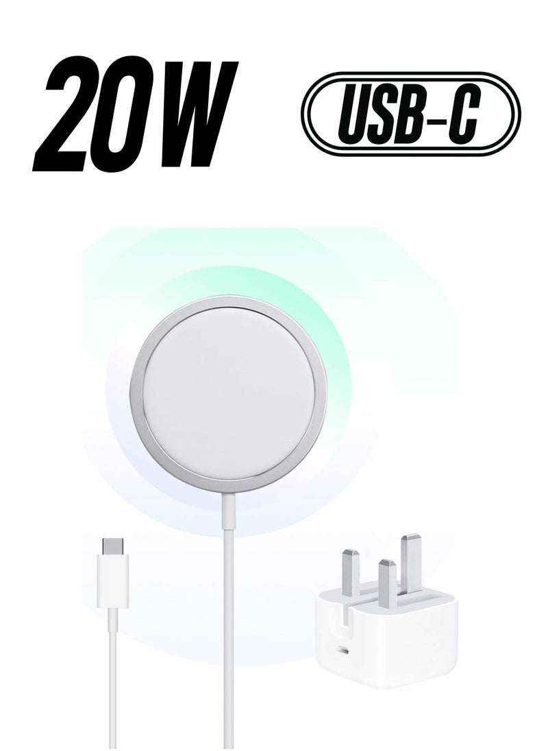 Phone Planet - 20W Foldable Fast Charging Wall Adapter Compatible with Apple iPhone 12 Pro Max/11 Pro Max/SE, iPad - Image 1