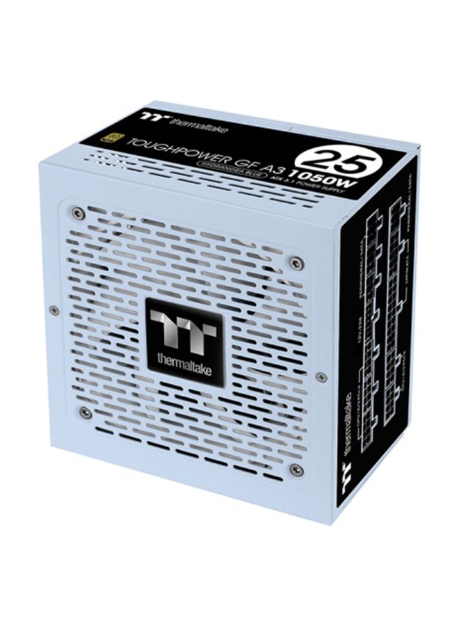 ثيرمال تيك مزود الطاقة Toughpower GF A3 Hydrangea Blue 1050W - إصدار TT Premium، كفاءة 80 Plus Gold، أداء Technology X Fashion، متوافق مع PCIe Gen 5، كابلات منخفضة الارتفاع قابلة للتعديل بالكامل، متوافقة تمامًا مع معايير Intel ATX 3.1، مكثف رئيسي ياباني، معامل قدرة نشط، مروحة FDB 120 مم، PS-TPD-1050FNFAGK-B - Image 2