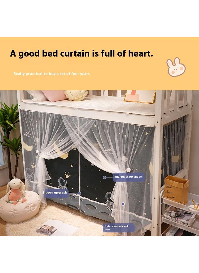 Cartoon Pattern Design Lower Deck Zipper Bed Curtain With Mosquito Net - pzsku/ZE4D946B3147B6633E960Z/45/_/1719298816/6889449f-cc5b-4d45-9bbd-8b732d3aa9a0