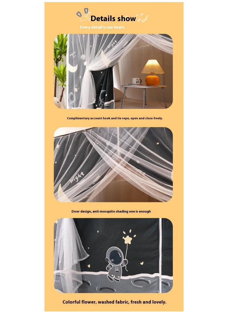 Cartoon Pattern Design Lower Deck Zipper Bed Curtain With Mosquito Net - pzsku/ZE4D946B3147B6633E960Z/45/_/1719299495/1f9b76fa-bb01-46ae-bbe7-eeabc69f6825