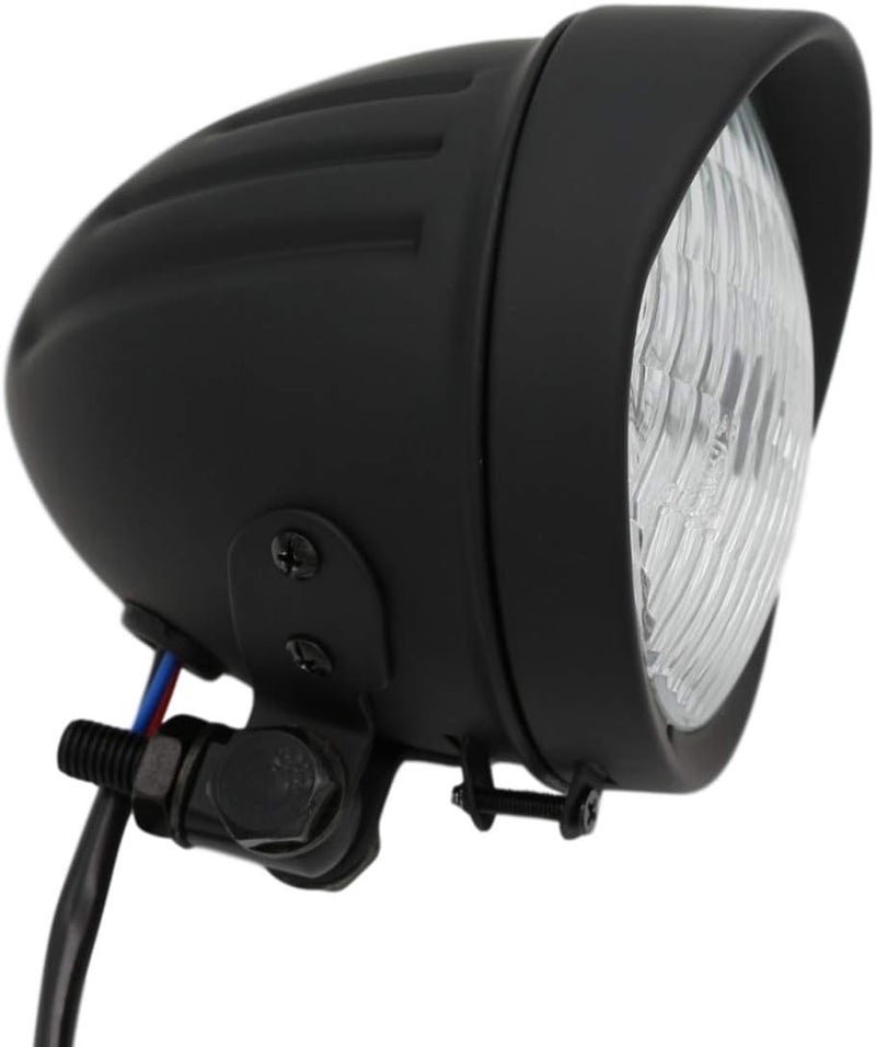 FATECIM 4.5" Motorcycle Headlight with Aluminum Visor - Image 1