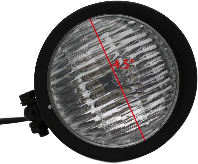 FATECIM 4.5" Motorcycle Headlight with Aluminum Visor - Image 4