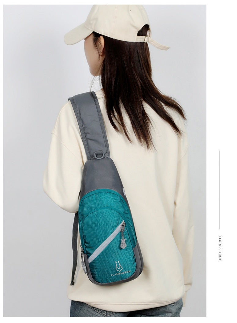 فليم هورس حقيبة صدر خارجية للرجال والنساء، حقيبة ظهر للسفر، خفيفة الوزن ومتعددة الاستخدامات، حقيبة كتف مقاومة للماء ومضيئة - Image 2