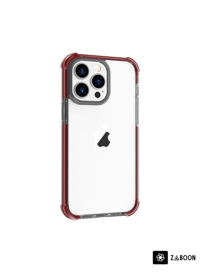 Zaboon Protective Case Cover For iPhone 15 Pro Max Four-corner Shockproof TPU + Acrylic  - Image 2