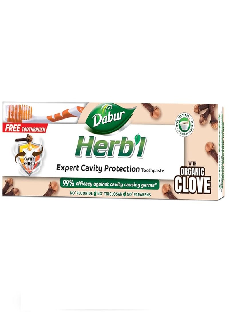 DABUR HERBAL T/P CLOVE 150GM