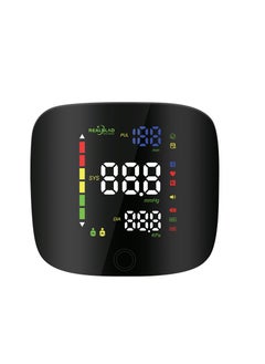 REALBLAD Blood Pressure Monitor with Arabic Broadcast, Rechargeable 2x99 Readings Memory Wrist BP Monitor, with LED Large Display (BROWN)  - Image 2