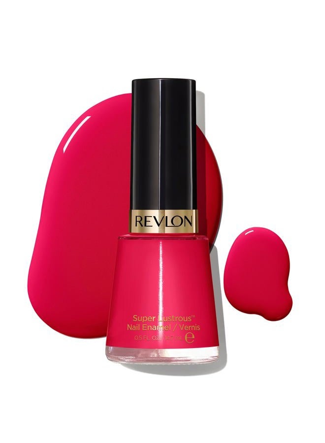 Revlon Super Lustrous Nail Polish, Chip-Resistant & Longwear Formula, High Shine Finish, 290 Optimistic, 0.5 fl oz - Image 1