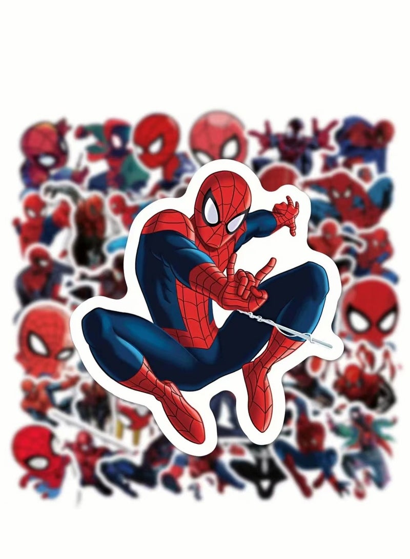50 قطعة من ملصقات مرفل سبايدر مان المقاومة للماء - Image 2