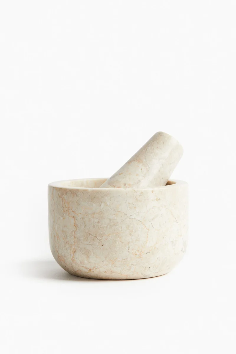 H&M Marble mortar and pestle