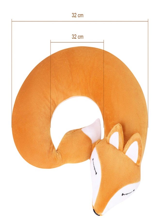 Ibluelover Animal Travel Neck Pillow U-Shaped Cartoon Animal Neck Cushion Soft Comfortable Neck Support Rest Pillow for Airplane Car Camping Sleep and Office - Image 2