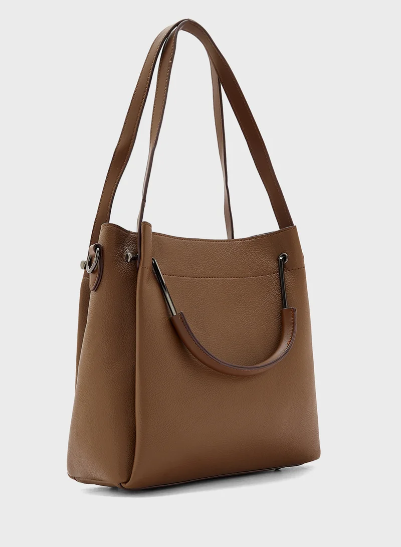ELLA Satchel Bag With Long Strap