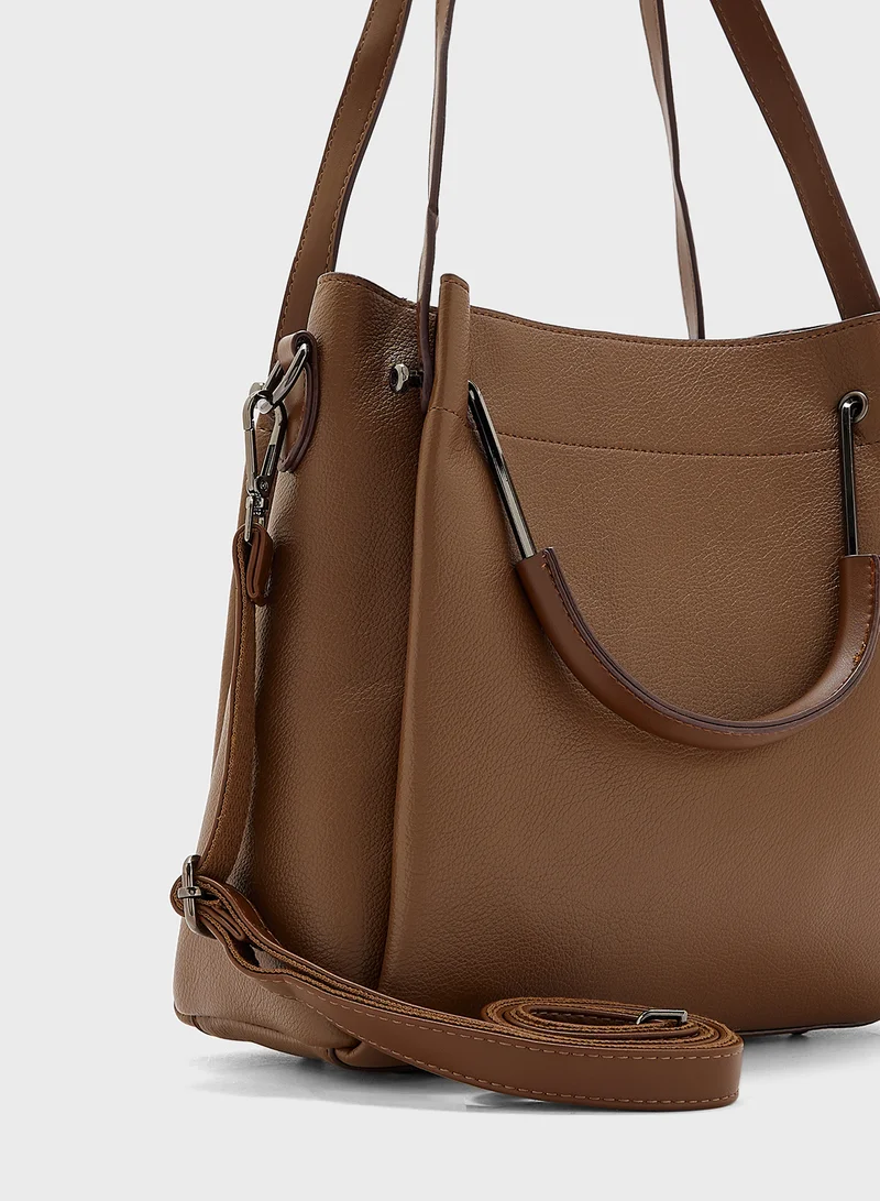 ELLA Satchel Bag With Long Strap