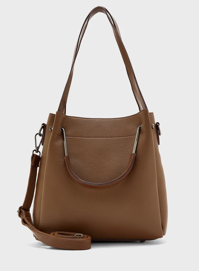 ELLA Satchel Bag With Long Strap