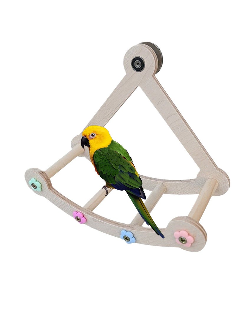 كيدل لعب الطيور المتأرجحة لعب قفص الببغاء التعليمية الدوار مملة لعب السلم إمدادات الطيور - Image 1
