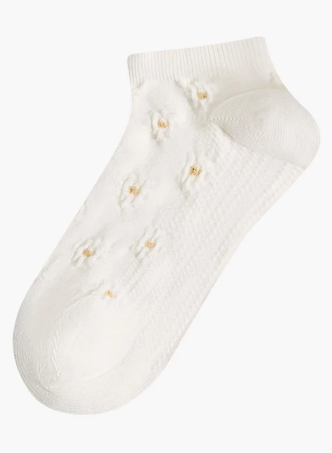 سيليست Pack of 5 Ankle Length Cotton Socks