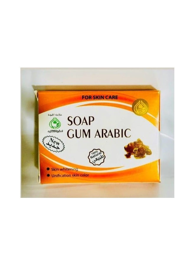 OGAILI Gum Arabic Natural Whitening Soap, Skin & Body Care, 100g - Image 1