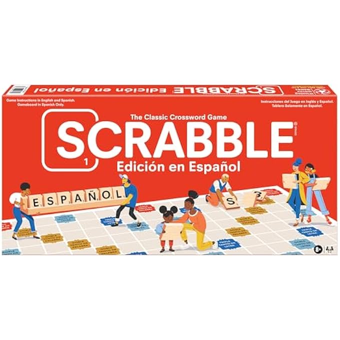 Winning Moves Scrabble Edicion En Espanol Games USA Worlds Most Famous Word Game Designed for The Spanish Language for 24 Players Ages 8 - Image 3