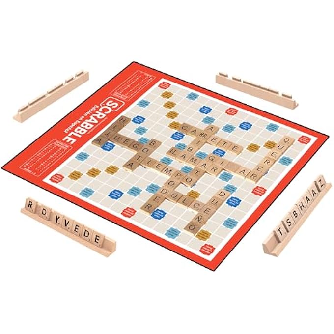 Winning Moves Scrabble Edicion En Espanol Games USA Worlds Most Famous Word Game Designed for The Spanish Language for 24 Players Ages 8 - Image 2