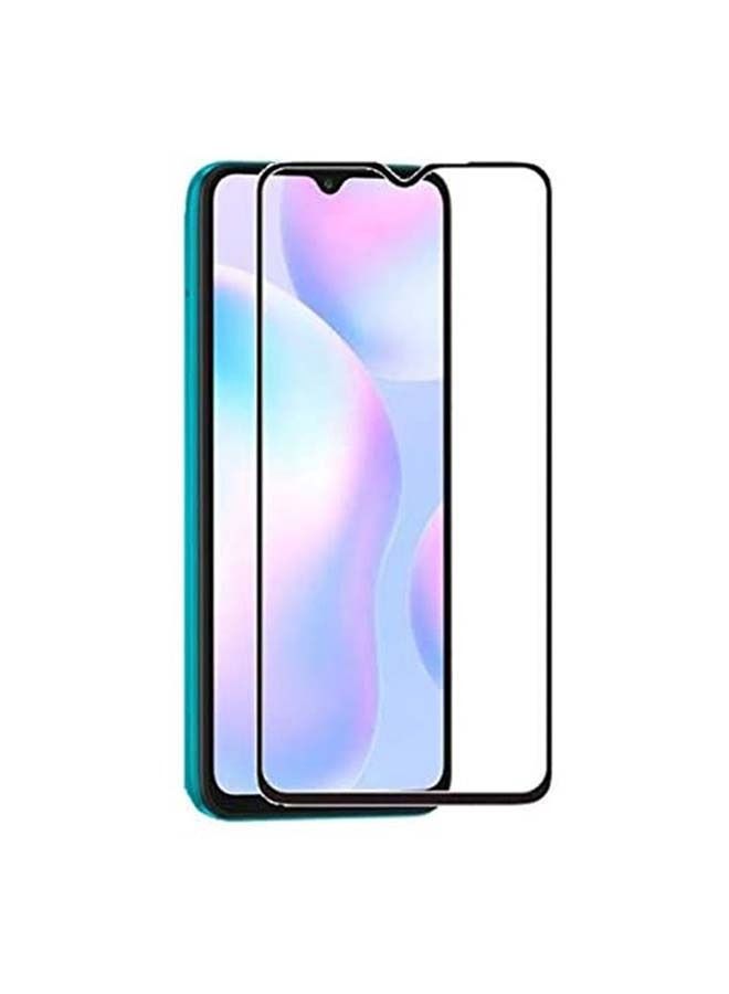 Tempered Glass Screen Protector With 9H hardness For Redmi 9A / 9C Black