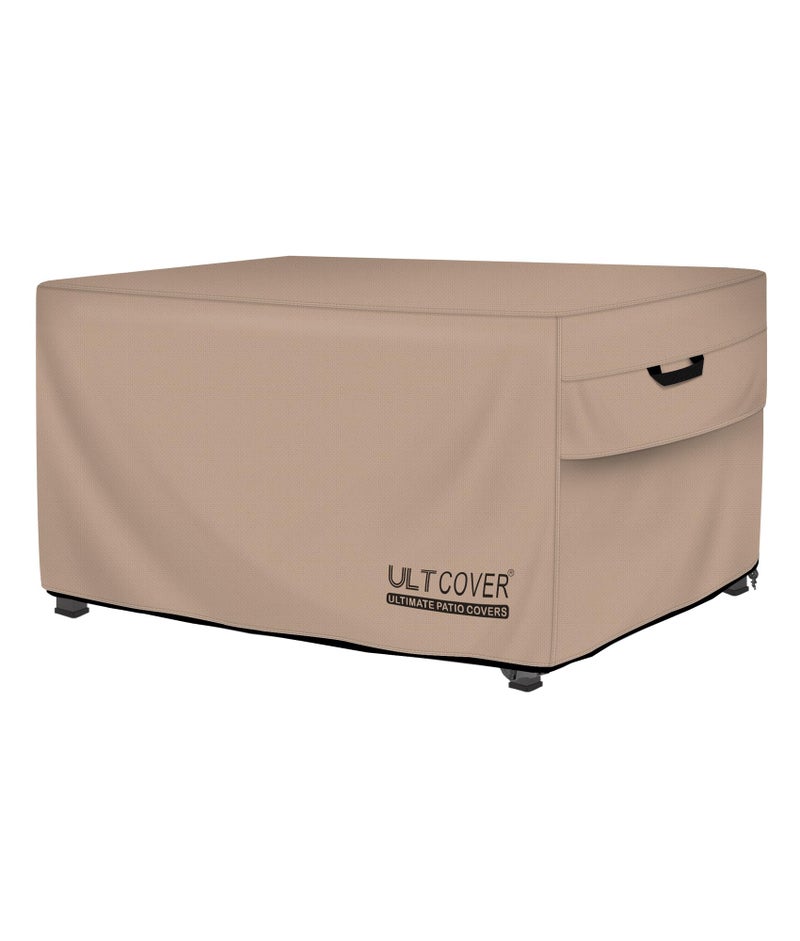 ULTCOVER Rectangular Gas Fire Pit Table Cover 57x22 inch Waterproof Heavy Duty Firepit Cover - Image 2