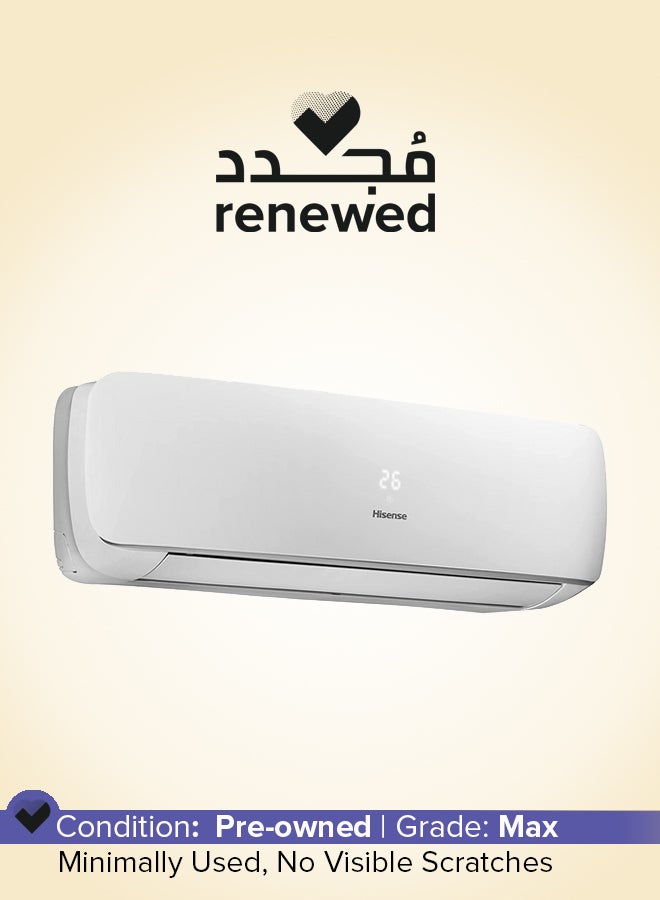 Hisense Renewed -  1 Ton Split Air Conditioner 220 kW AS-12CR4SYRCA00 White - Image 1