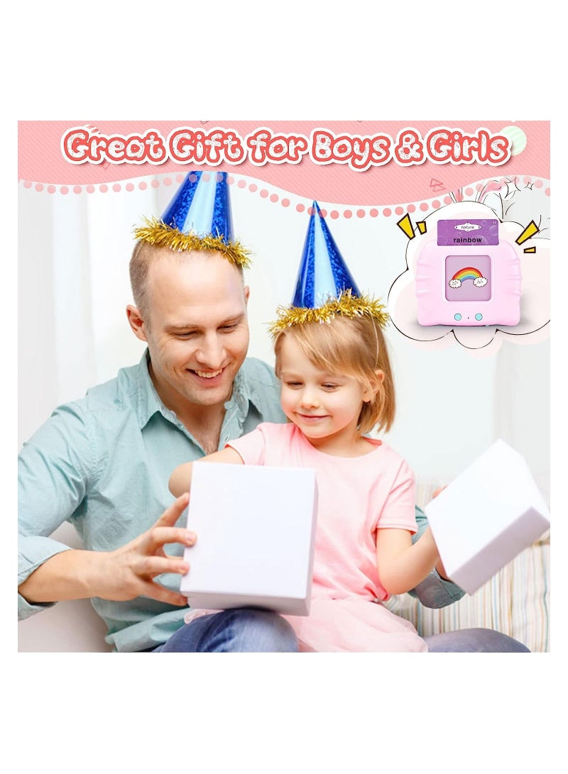 Talking Flash Cards Learning Toys,Educational Toddlers Toys for 1 2 3 4 5 6 Year Old Boys Girls,Preschool Montessori Toys with 112 Talking Baby Flash Cards 224 Words, - Image 5