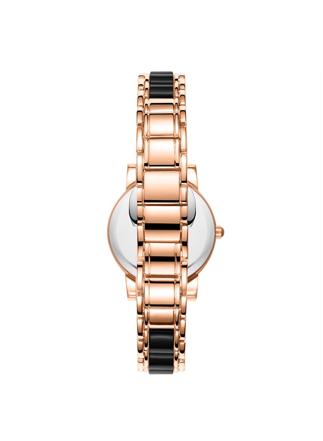 KENNETH SCOTT Women's Analog Round Shape Alloy Wrist Watch K23547-KCBB - 30 Mm - Image 3