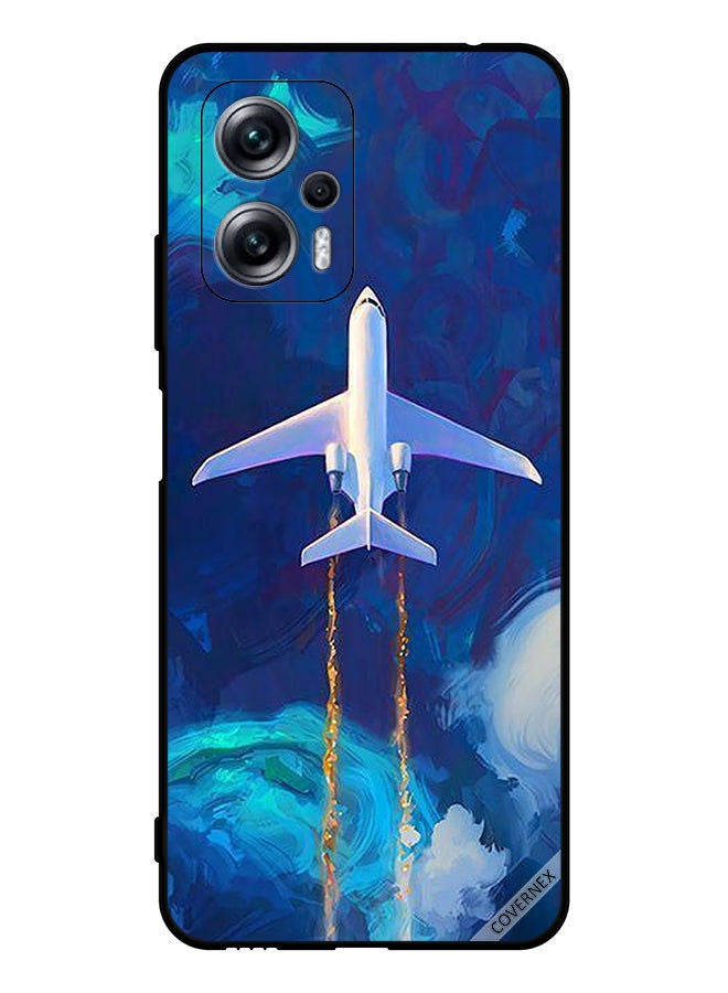 Covernex Protective Case Cover For Xiaomi Redmi Note 11T Pro Airplane Art - Image 1