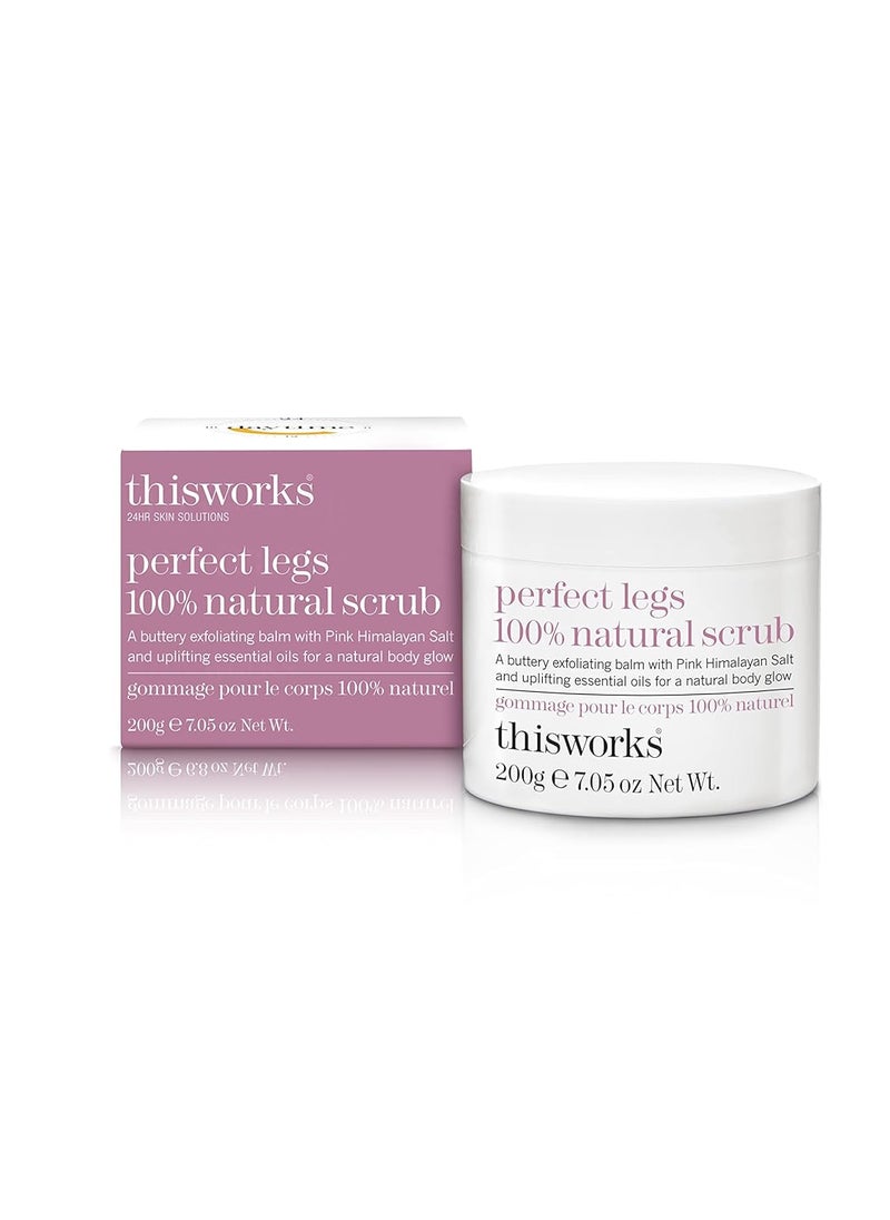 ThisWorks - thisworks perfect legs 100 natural scrub Buttery Exfoliating Balm with Pink Himalayan Salt for a Natural Body Glow 200g  705 oz - Image 1