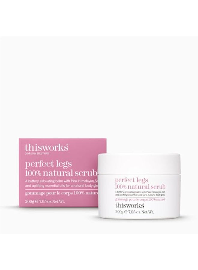 thisworks perfect legs 100 natural scrub Buttery Exfoliating Balm with Pink Himalayan Salt for a Natural Body Glow 200g 705 oz - Image 1