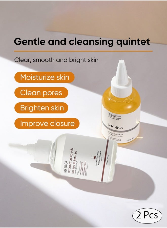 2Pcs Fruit acid essence Skin Care Lotion Whitening