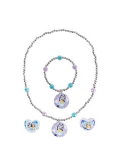 Bluey Girls 4 Piece Costume Toy Jewelry Box Set With Silver Rings, Bead Bracelet And Necklace Ages 3+ - pzsku/ZE4DAADAA6F02783C8273Z/45/_/1734347933/5095fba0-a0c5-4be0-8935-8c30535456bf