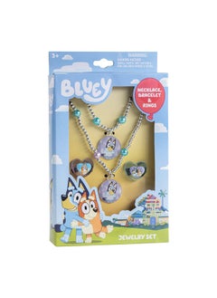 Bluey Girls 4 Piece Costume Toy Jewelry Box Set With Silver Rings, Bead Bracelet And Necklace Ages 3+ - pzsku/ZE4DAADAA6F02783C8273Z/45/_/1734347947/ab328d1d-1b5b-429a-8558-36cf7c7a5606