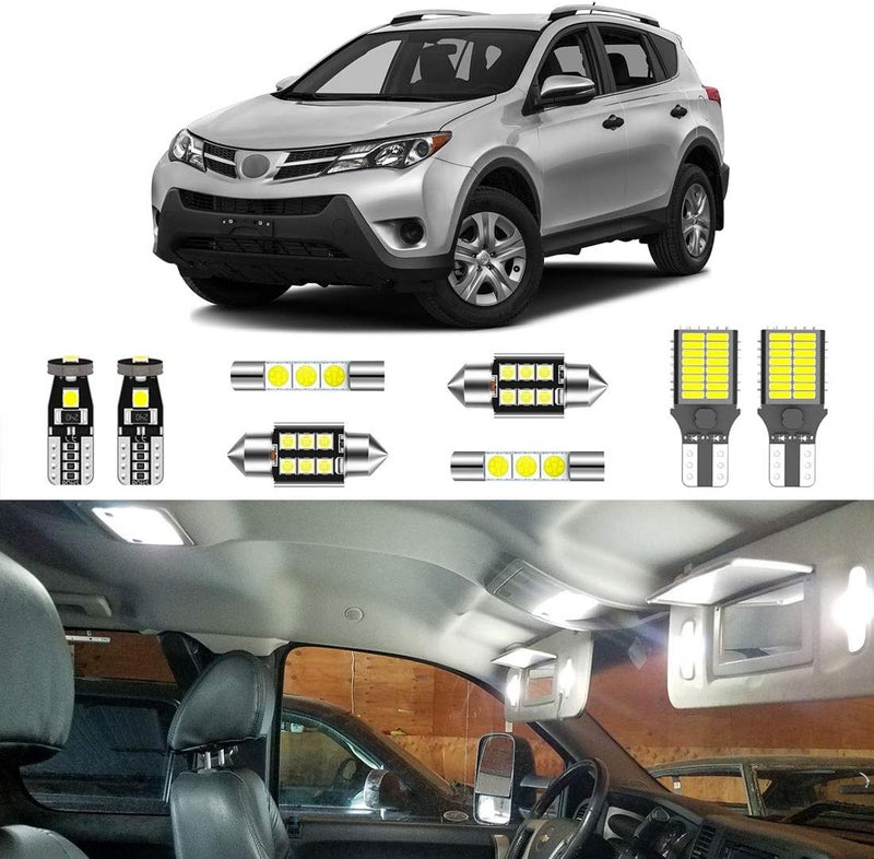 LIGHSTA 8PCS LED Interior Light Kit for Toyota RAV4 - Image 1