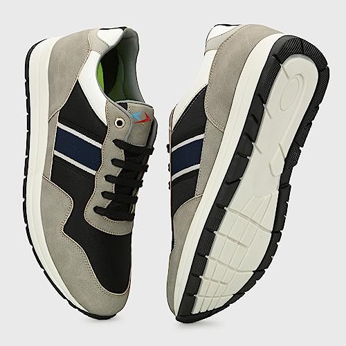 Cruiser Men's Pace-1 Grey Sneakers_10 UK (2502-4) - Image 4
