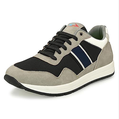 Cruiser Men's Pace-1 Grey Sneakers_10 UK (2502-4) - Image 5