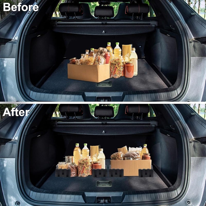 YOFIT Multi-Purpose Car Trunk Storage Organizer Cubes, Must Be Used with Wool Trunk Mat for Car/Truck/SUV/Pickup Truck, 4-Piece Set, YOFIT - Image 5