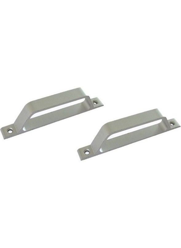 Four Season - 2 Pieces Gray Colored Aluminum D Handle Door Handle Metal Handle - Image 1