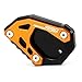 Mokiton Motorcycle Side Stand Extension Kickstand Plate Compatible With 890 AdventureR 2021 2022 2023 2024 2025 Foot Pad Support 890 ADV 890ADV 890ADVENTURE Accessories orange1 - Image 2