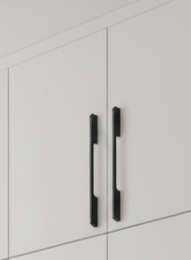 HILO Premium Fancy Aluminium Handle Kitchen Cabinet Matte Finish Sleek, Durable Rust-Resistant Pull Handle for Modern Kitchens & Interiors (4, 6 INCH) - Image 1