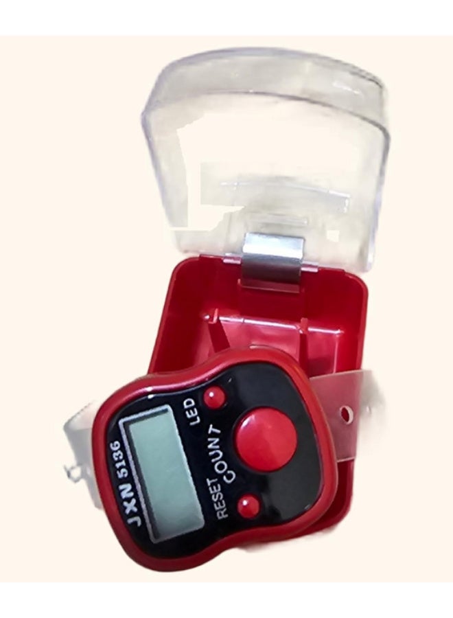 Digital rosary with lighted screen, attached like a ring, in a gift box, 12 pieces, for gift distribution and occasions - Image 3