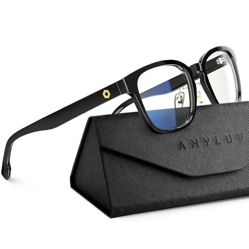 ANYLUV Blue Light Glasses Men Women Computer Gaming Glasses Anti Eyestrain Lightweight Blue Light Blocking Glasses - Image 1