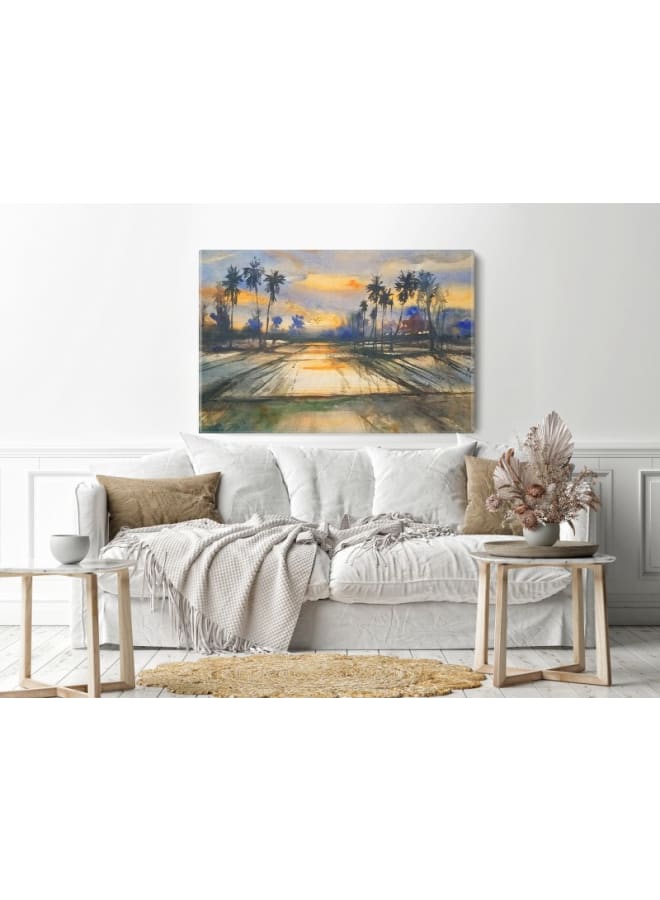 Home Gallery Peach Trees In Blossom-Printed Canvas wall art 120x80 - Image 5