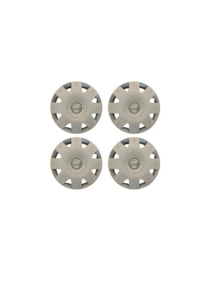 Wheel Center Cap Set Compatible with Nissan Sunny 1998–2005,  Wheel Hub Center Caps - Image 2